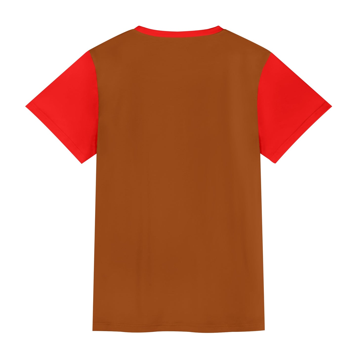 Adult Short Sleeve Tshirt (Brown and Red)