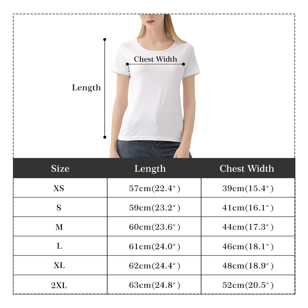 Women Snug T-shirt (Red and White)