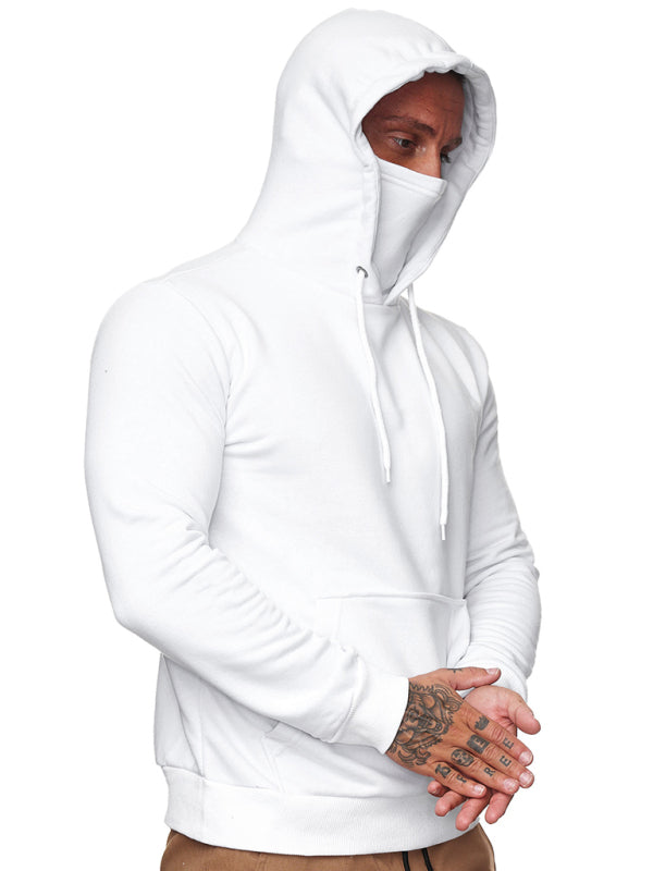 Men's Sweatshirt Hoodie Long Sleeve T-Shirt Call of Duty Sweatshirt Face Mask