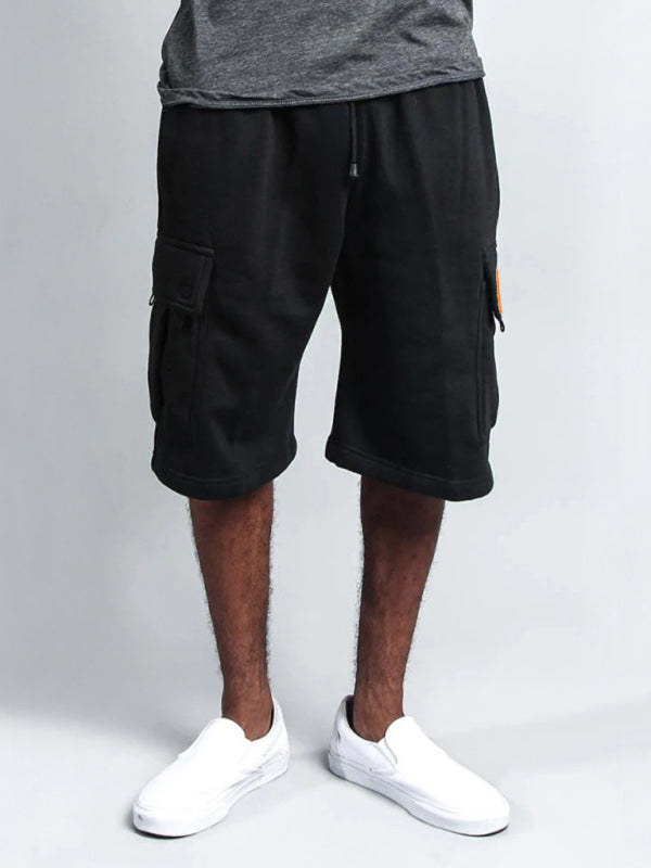 New style five-point pants casual multi-pocket loose straight-leg cargo shorts