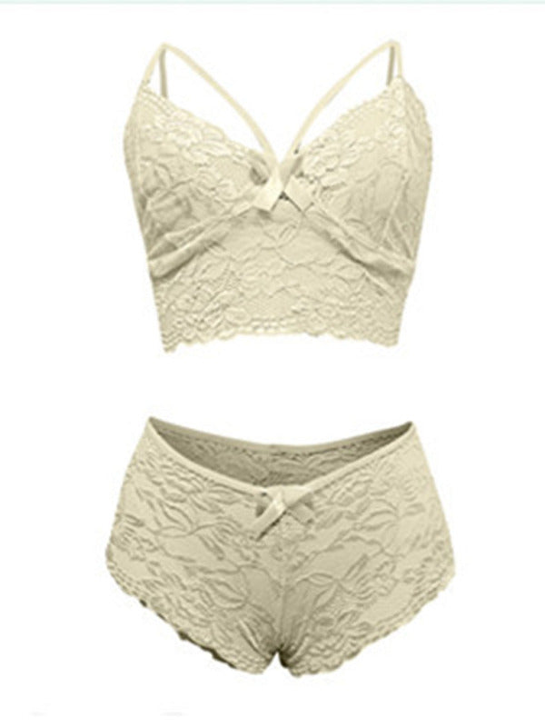 European and American sexy lingerie set with lace