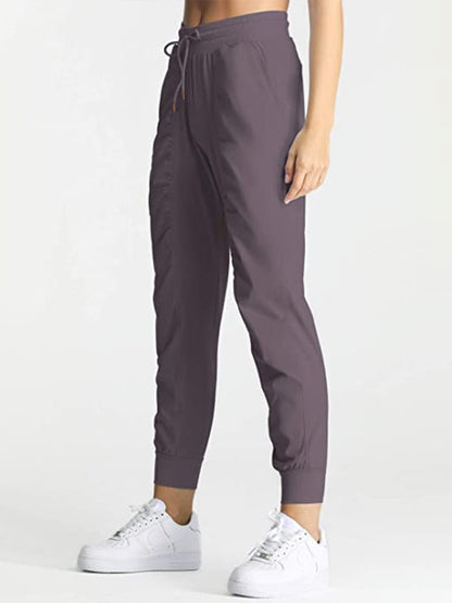 Women's quick dry loose running trousers
