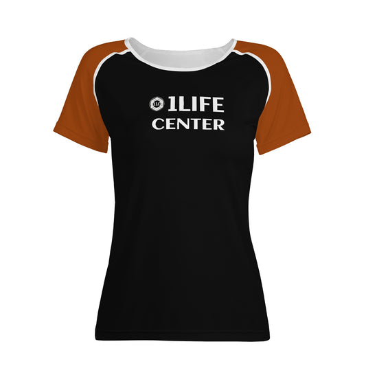 Women Snug T-shirt (Black and Brown)