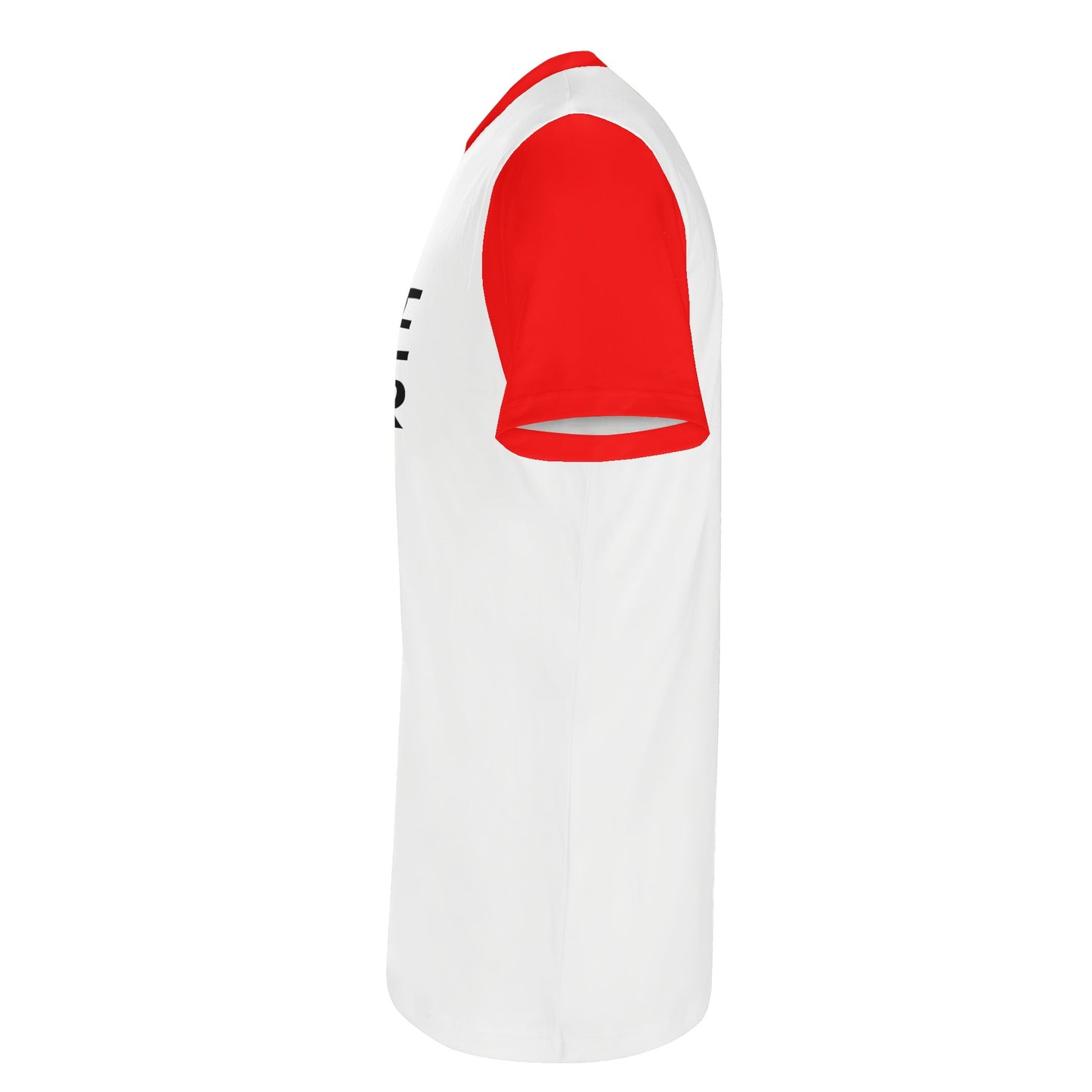 Adult Short Sleeve Tshirt (White and Red)