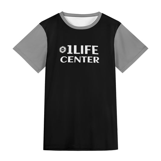 Adult Short Sleeve Tshirt (Black and Grey)