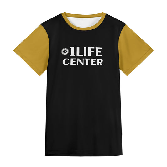 Adult Short Sleeve Tshirt (Black and Gold)