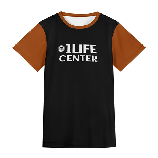 Adult Short Sleeve Tshirt (Black and Brown)