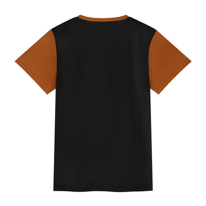 Adult Short Sleeve Tshirt (Black and Brown)