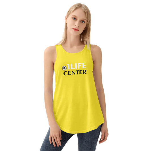 Women Loose Tank Top (Yellow)