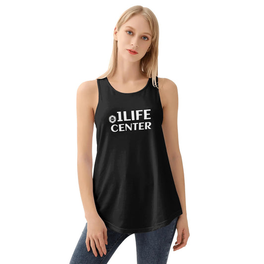 Women Loose Tank Top (Black)