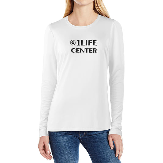 Women Long Sleeve Tshirt (White)