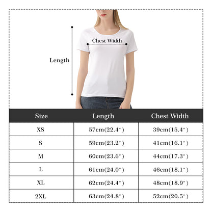 Women Snug T-shirt (Red and White)