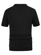 Men's Self Design Business Polo Shirt
