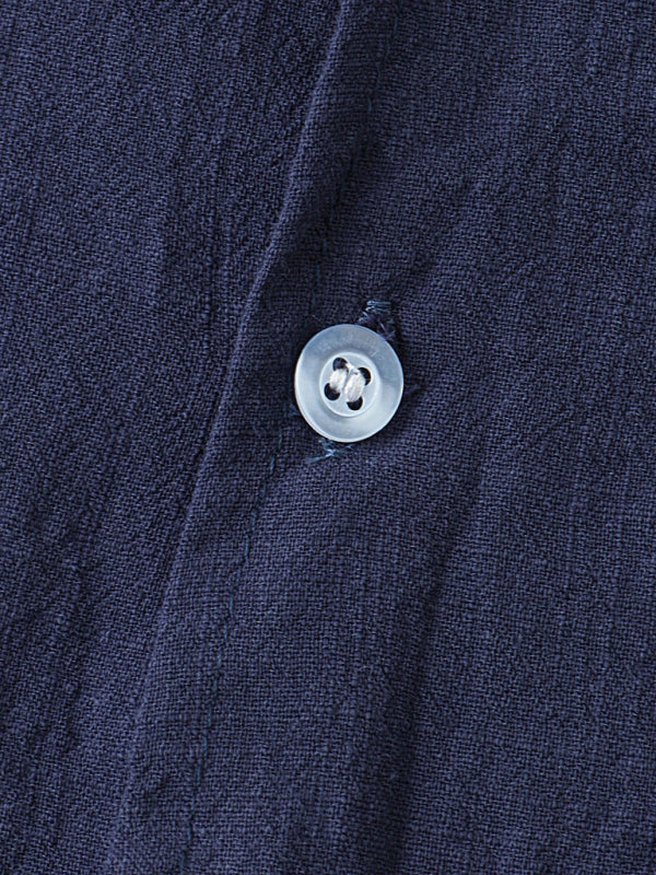 Men's solid color short-sleeved T-shirt shorts cotton linen casual suit