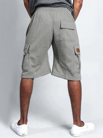 New style five-point pants casual multi-pocket loose straight-leg cargo shorts