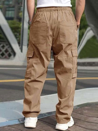 Men's loose straight casual trousers