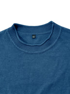 Men's new solid color long sleeve sweater