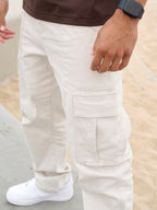 New large pocket work trousers casual sports loose straight pants