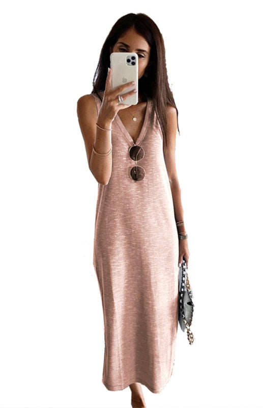 Women's Fashion Halter Halter Tank Dress