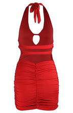 Women's Sexy Halter Backpack Hip Dress