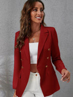 Temperament commuter women's suit collar slim fit small suit