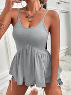 women's knitted doll style camisole