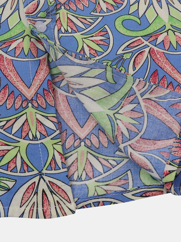 Men's Short Sleeve European Size Shirt Beach Wind Vacation Wind Hawaiian Shirt