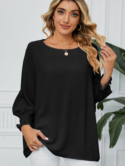 Sweet new loose three quarter sleeve chiffon top