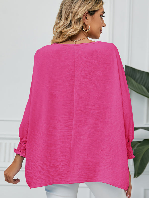 Sweet new loose three quarter sleeve chiffon top