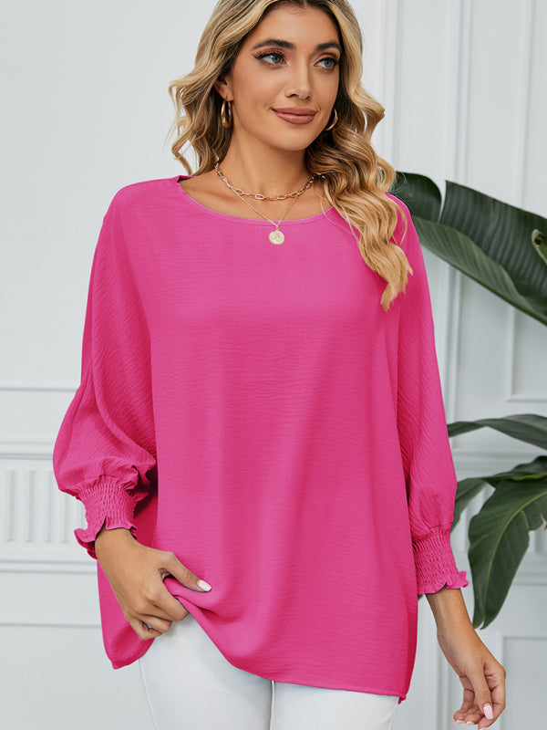 Sweet new loose three quarter sleeve chiffon top