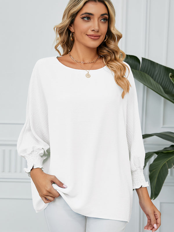 Sweet new loose three quarter sleeve chiffon top