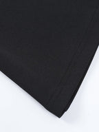 Sexy Lace Stitching Wavy Neck Backless Strap Package Hip A-Line Dress