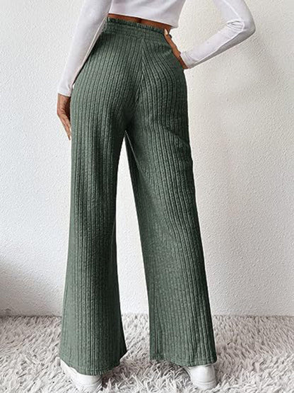 women's casual loose knitted trousers Pants