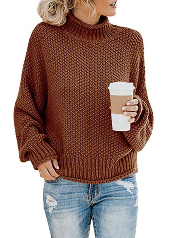 New Fashionable Contrast Color Knitted Sweater Cardigan Jacket Sweater