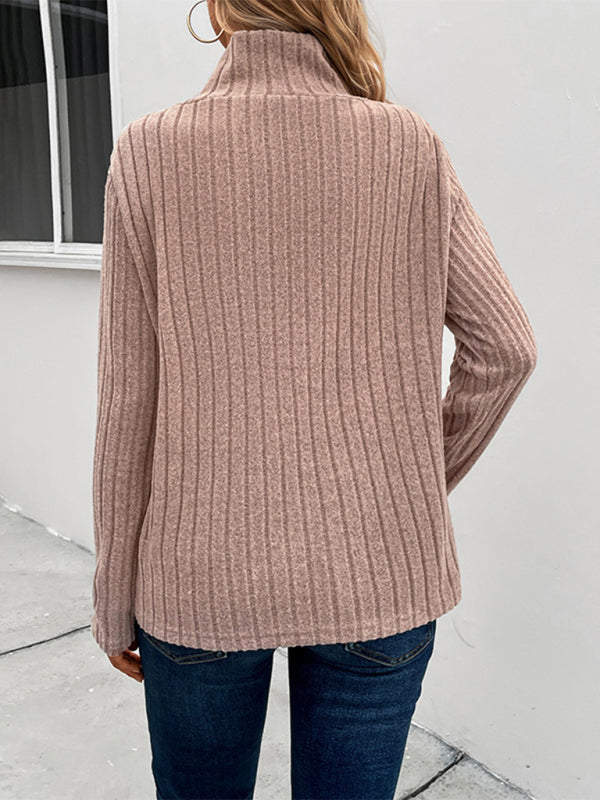 New women's long sleeve turtleneck sweater