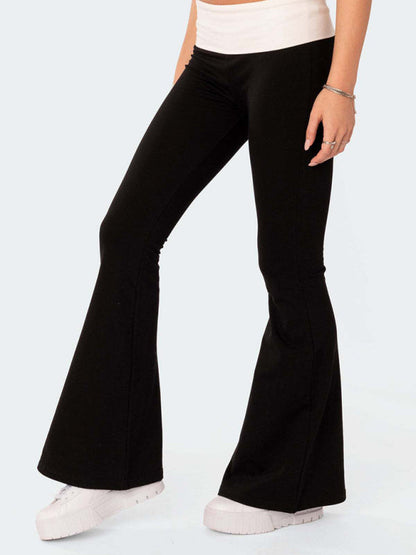 New style fashionable, comfortable, slimming, anti-waist low-waist flared pants