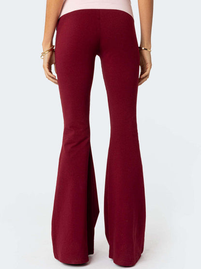 New style fashionable, comfortable, slimming, anti-waist low-waist flared pants
