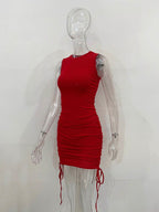 New slim fit hip-hugging vest dress