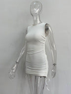 New slim fit hip-hugging vest dress