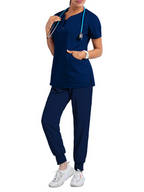 Hospital wash clothes set elastic quick-drying uniform (Champlain)