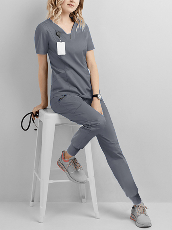 Dental washing clothes suit set (Grey)