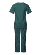 Doctor Surgeon Nurse work clothes elastic Quick-drying suit (Green)