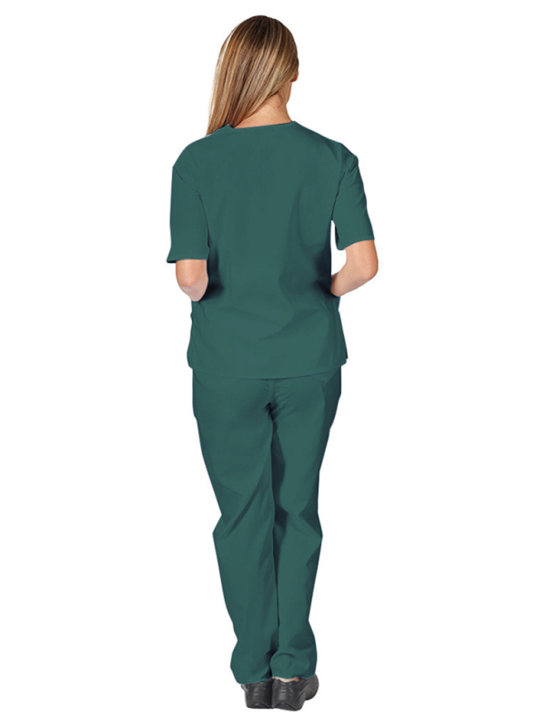 Doctor Surgeon Nurse work clothes elastic Quick-drying suit (Green)