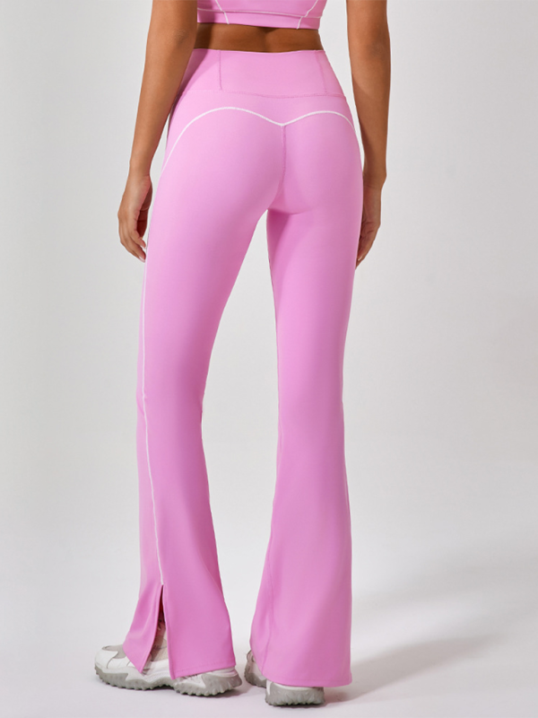 Skinny Sports Camisole Top + Pants Yoga Set (Pink)