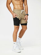 Men's breathable loose fit quick-drying training shorts