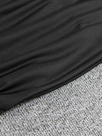 Women's V-neck Halter Neck Backless Sexy Pleated Mini Dress